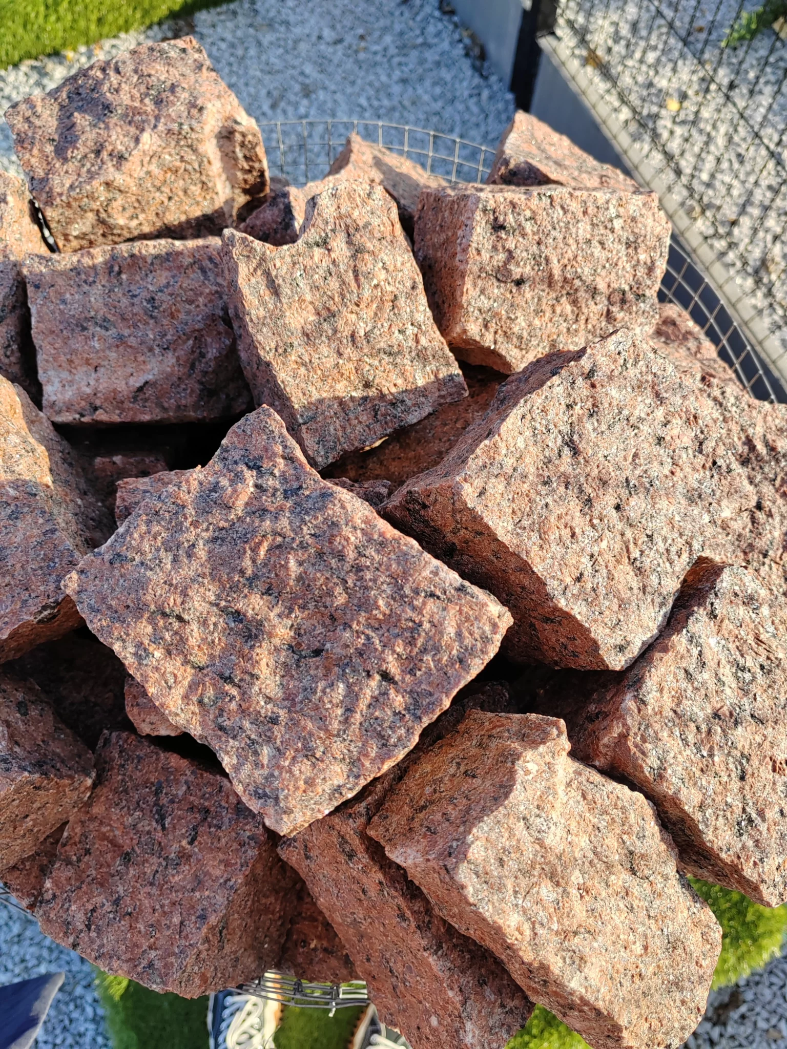 Kostka granitowa - Czerwona 1 Kostka Granitowa czerwona